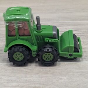 Green Bubble Dozer Plastic Diecast Candy Dispenser Sealed New Construction Toy